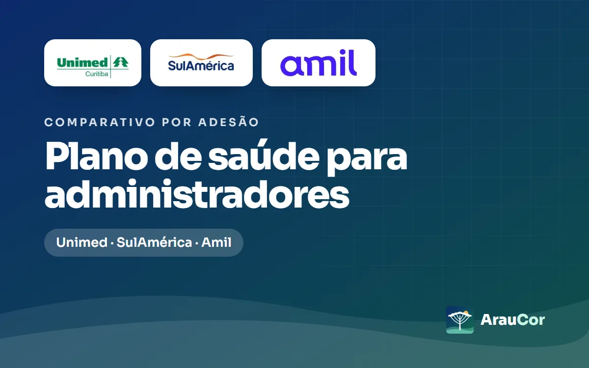 Plano de saúde para administradores: Unimed, SulAmérica ou Amil por adesão?