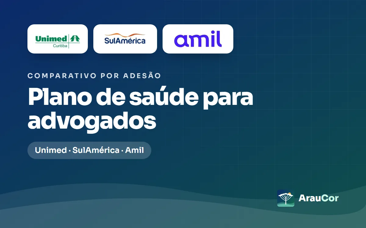 Plano de saúde para advogados: Unimed, SulAmérica ou Amil por adesão?