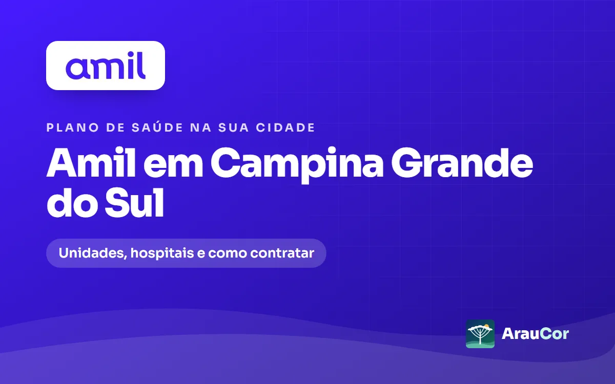Amil em Campina Grande do Sul: unidades, hospitais e como contratar