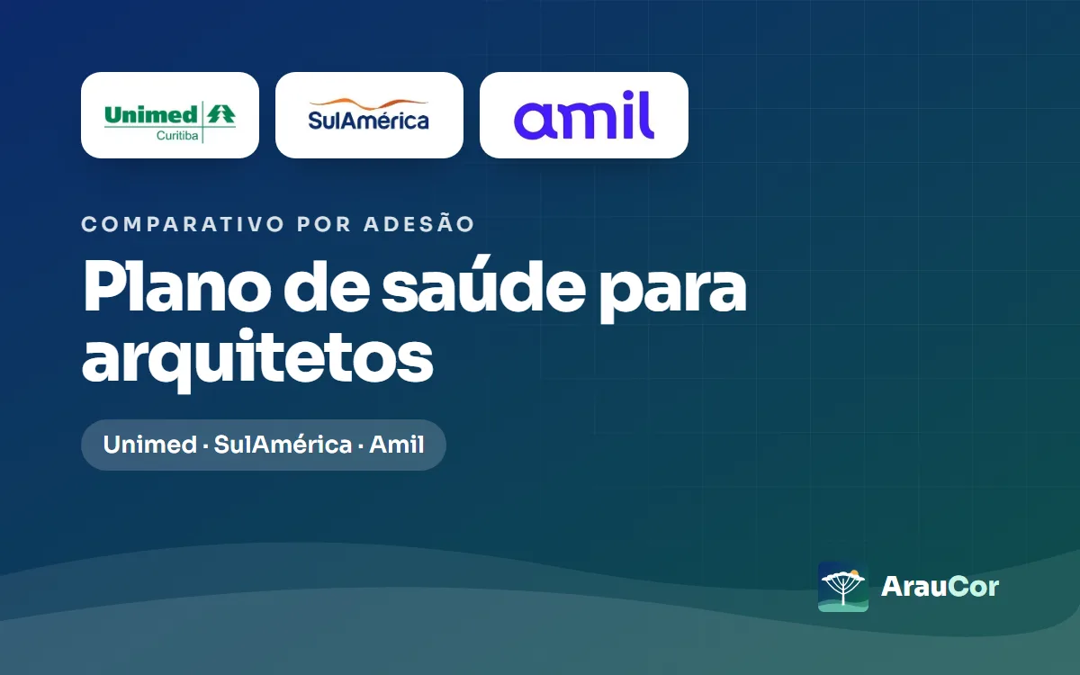 Plano de saúde para arquitetos: Unimed, SulAmérica ou Amil por adesão?