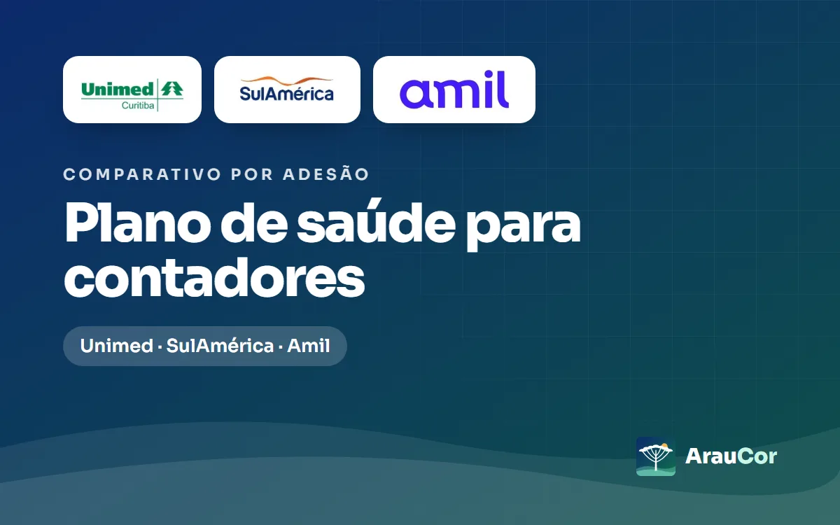 Plano de saúde para contadores: Unimed, SulAmérica ou Amil por adesão?