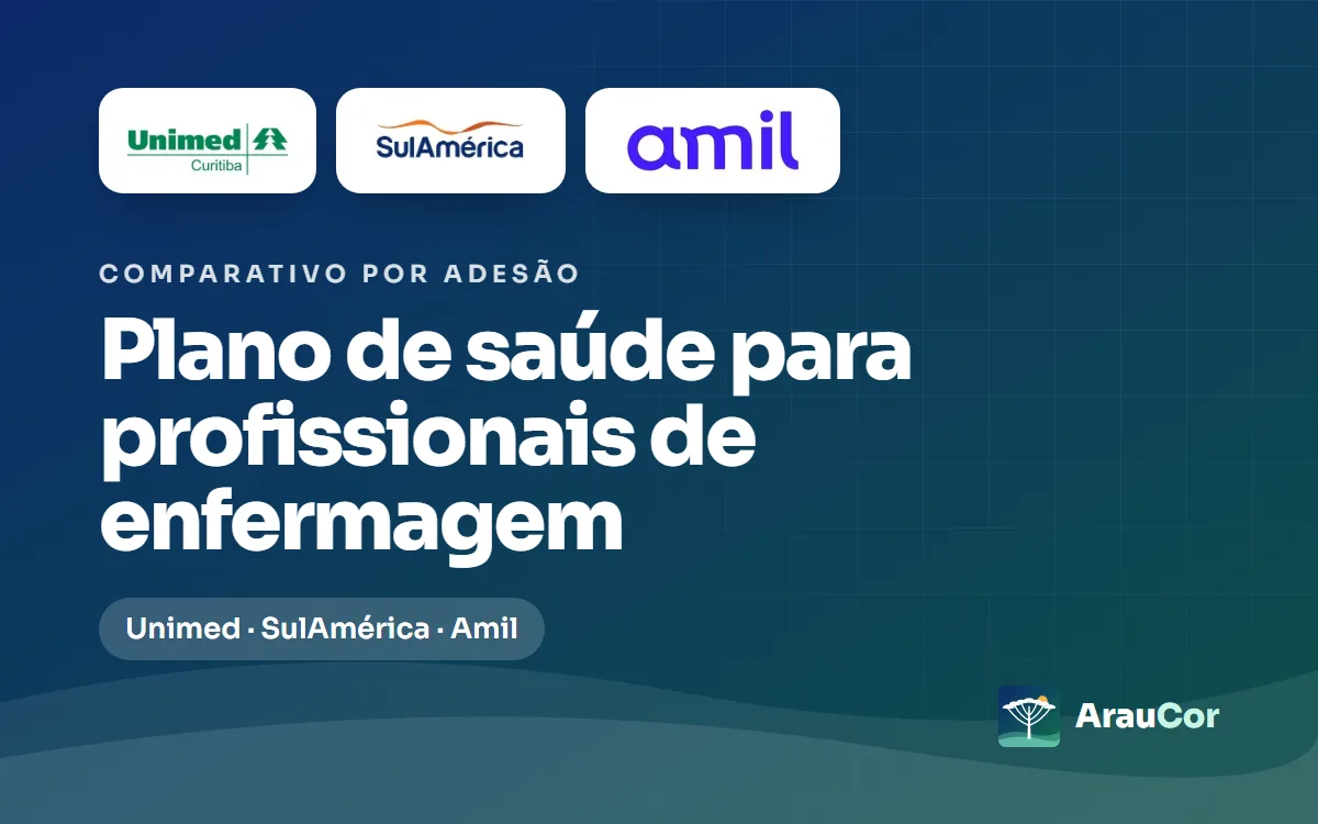Plano de saúde para profissionais de enfermagem: Unimed, SulAmérica ou Amil por adesão?
