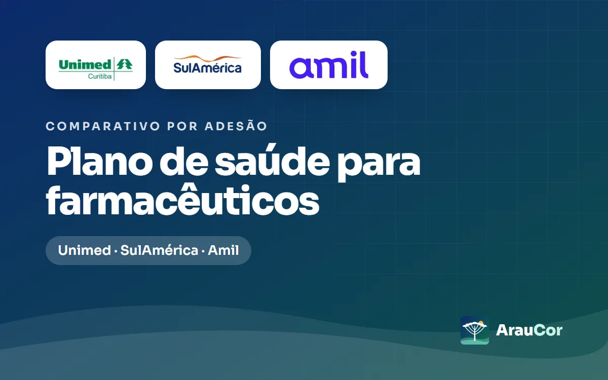 Plano de saúde para farmacêuticos: Unimed, SulAmérica ou Amil por adesão?