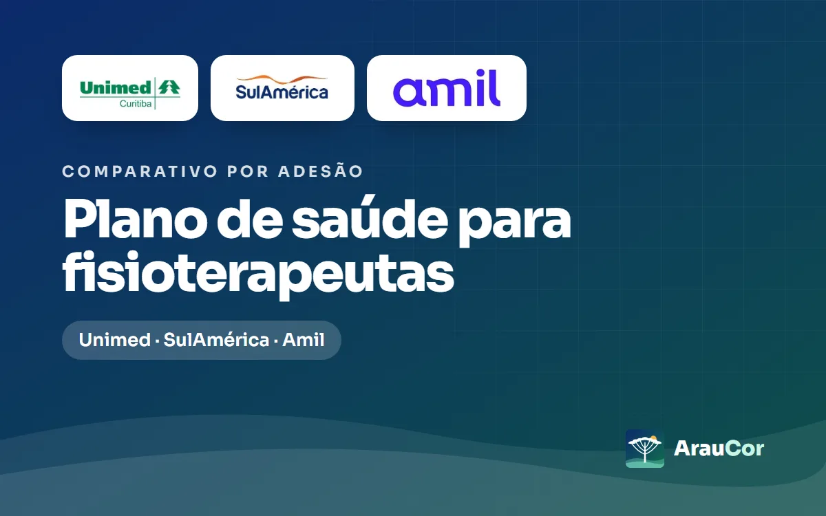 Plano de saúde para fisioterapeutas: Unimed, SulAmérica ou Amil por adesão?