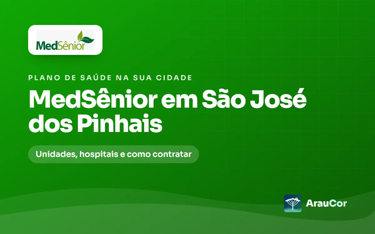 MedSênior em São José dos Pinhais: unidades, hospitais e como contratar