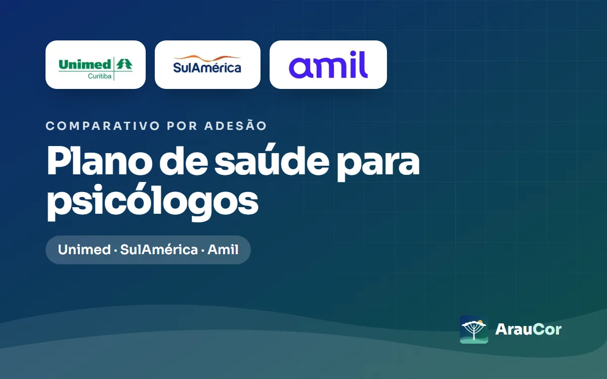 Plano de saúde para psicólogos: Unimed, SulAmérica ou Amil por adesão?